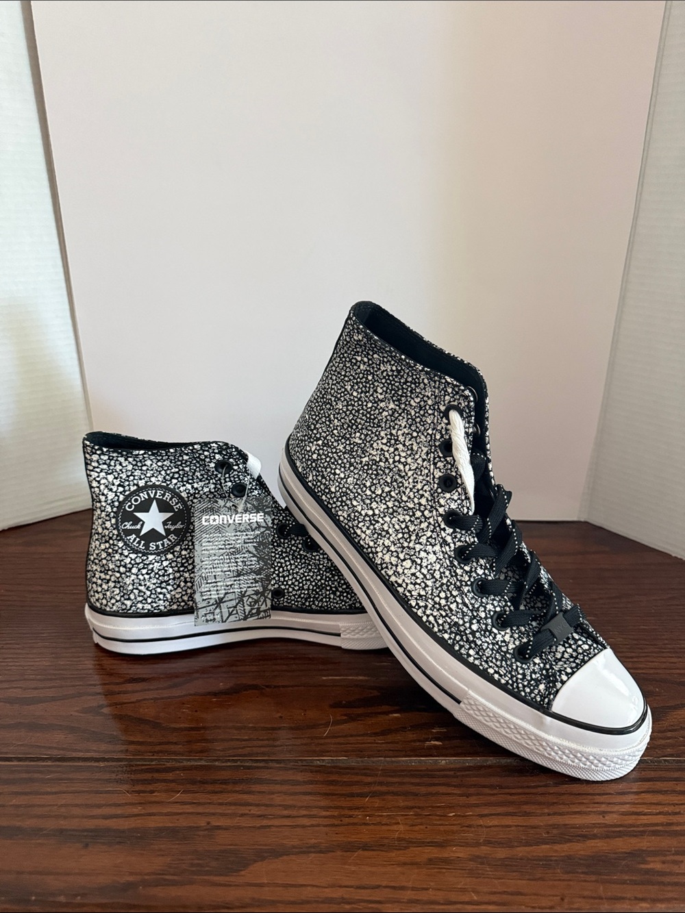 Converse Chuck Taylor Asphalt High Top Sneakers - Black & White Speckle